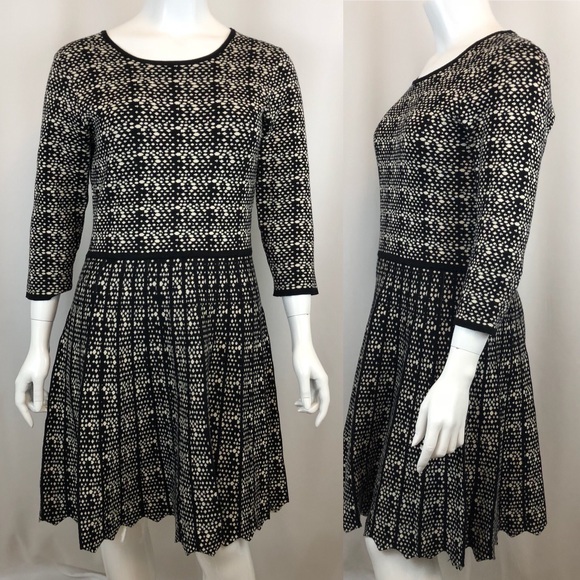 Anthropologie Dresses & Skirts - TAYLOR/ Anthropologie Dot Sweater Dress